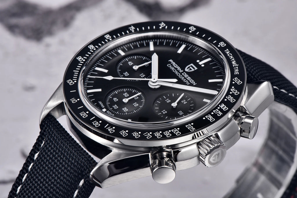 PAGANI DESIGN 2026 New V5 PD1701 Men's Watches Luxury Quartz Watch Men Sport Speed Chronograph AR Sapphire glass 100M Waterproof