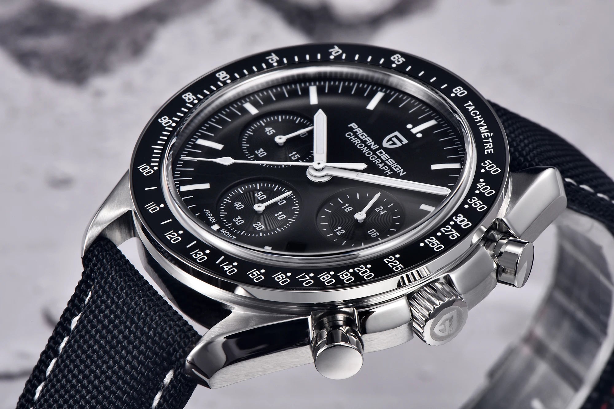 PAGANI DESIGN 2026 New V5 PD1701 Men's Watches Luxury Quartz Watch Men Sport Speed Chronograph AR Sapphire glass 100M Waterproof