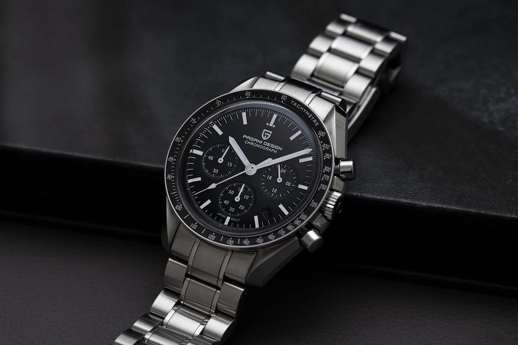 PAGANI DESIGN 2026 New V5 PD1701 Men's Watches Luxury Quartz Watch Men Sport Speed Chronograph AR Sapphire glass 100M Waterproof
