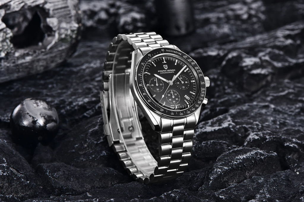 PAGANI DESIGN 2026 New V5 PD1701 Men's Watches Luxury Quartz Watch Men Sport Speed Chronograph AR Sapphire glass 100M Waterproof