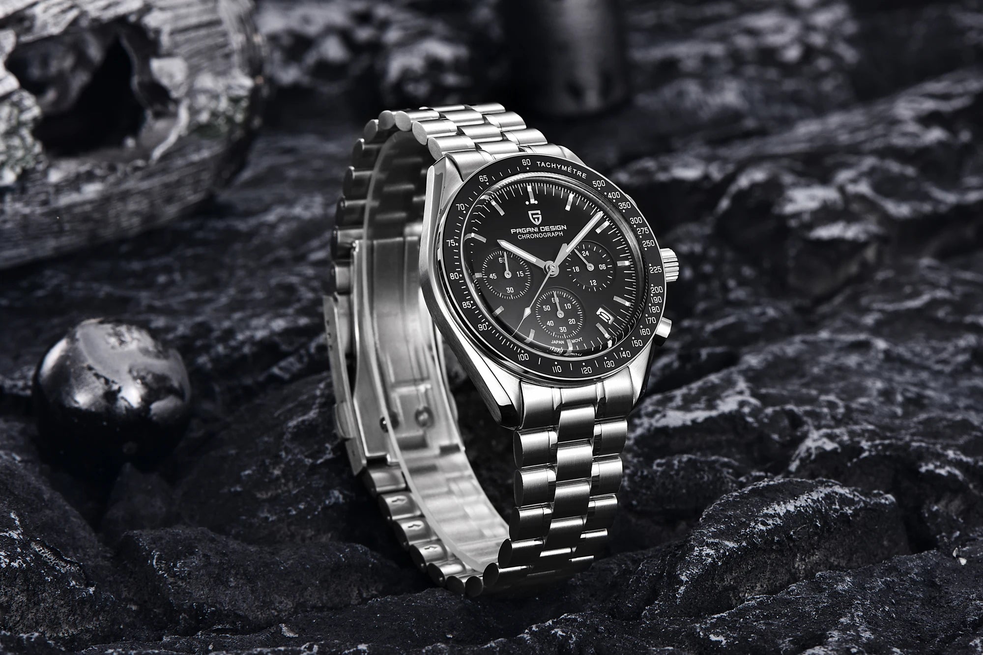 PAGANI DESIGN 2026 New V5 PD1701 Men's Watches Luxury Quartz Watch Men Sport Speed Chronograph AR Sapphire glass 100M Waterproof