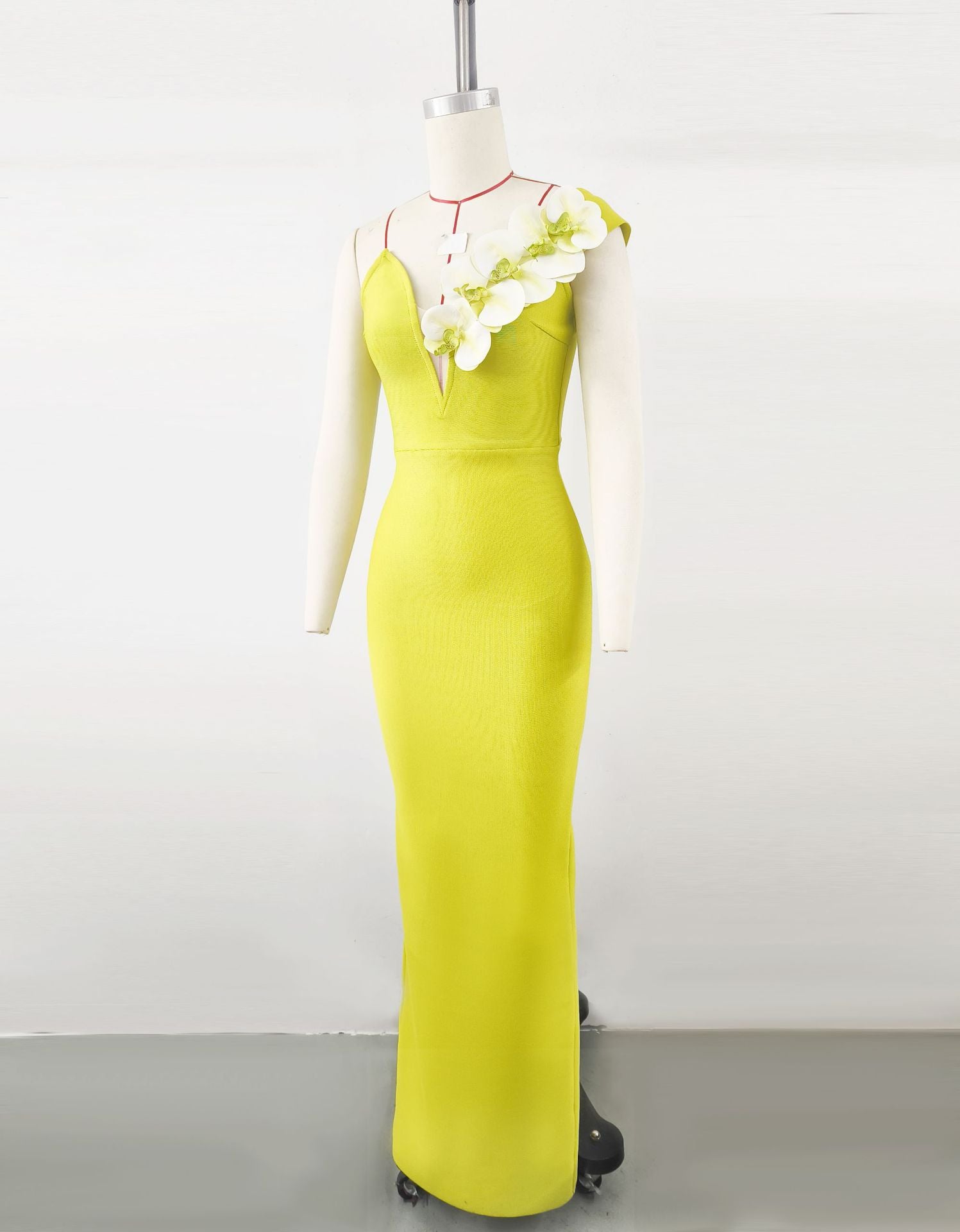 Evening Dress BandageDress Elegant Flower Shoulder dress Banquet Party Party Bandage Dress