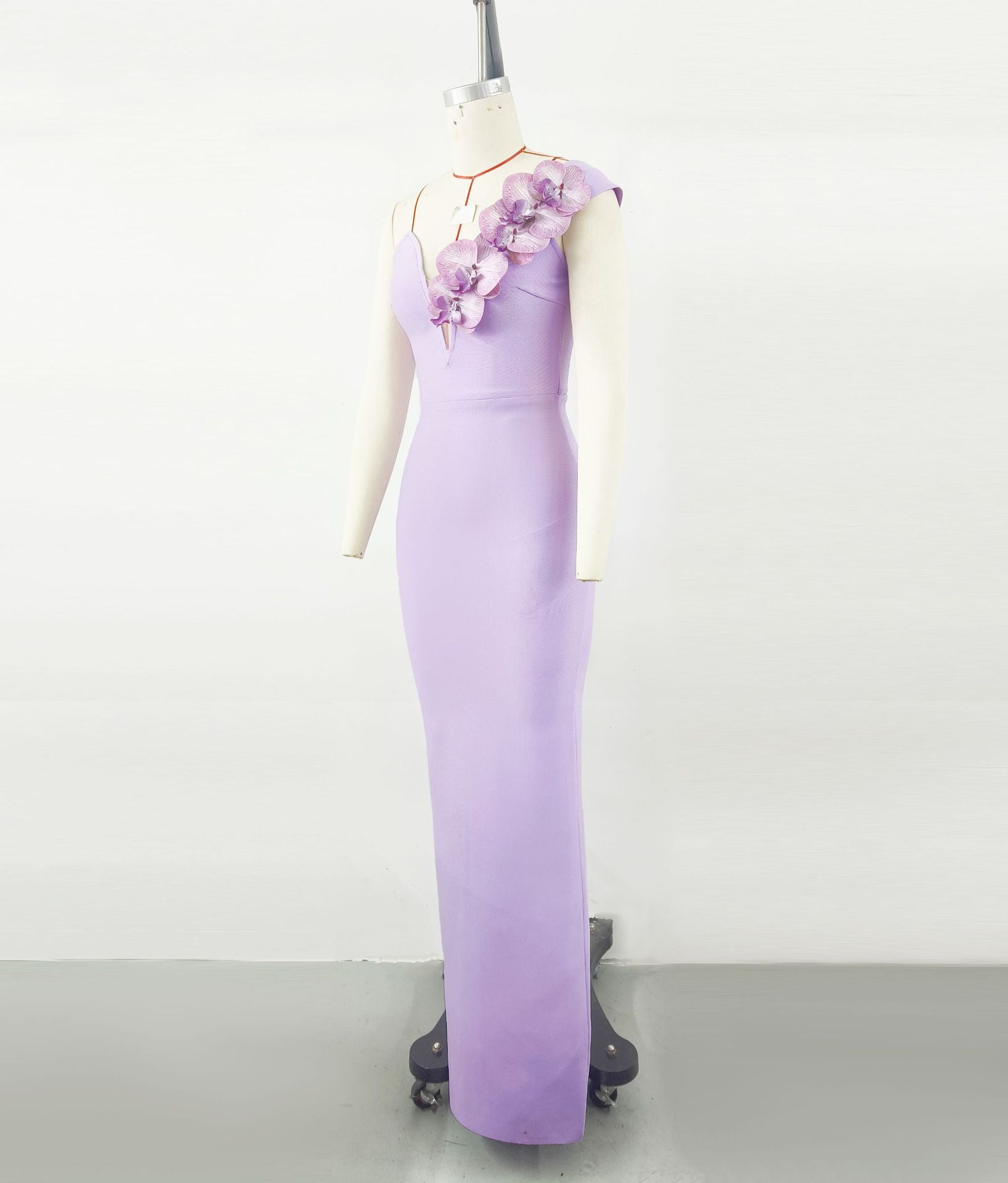 Evening Dress BandageDress Elegant Flower Shoulder dress Banquet Party Party Bandage Dress