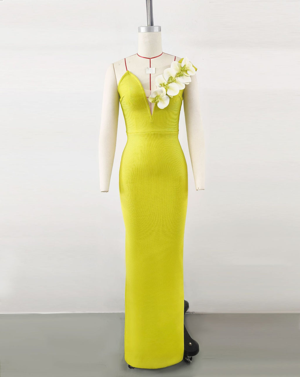 Evening Dress BandageDress Elegant Flower Shoulder dress Banquet Party Party Bandage Dress