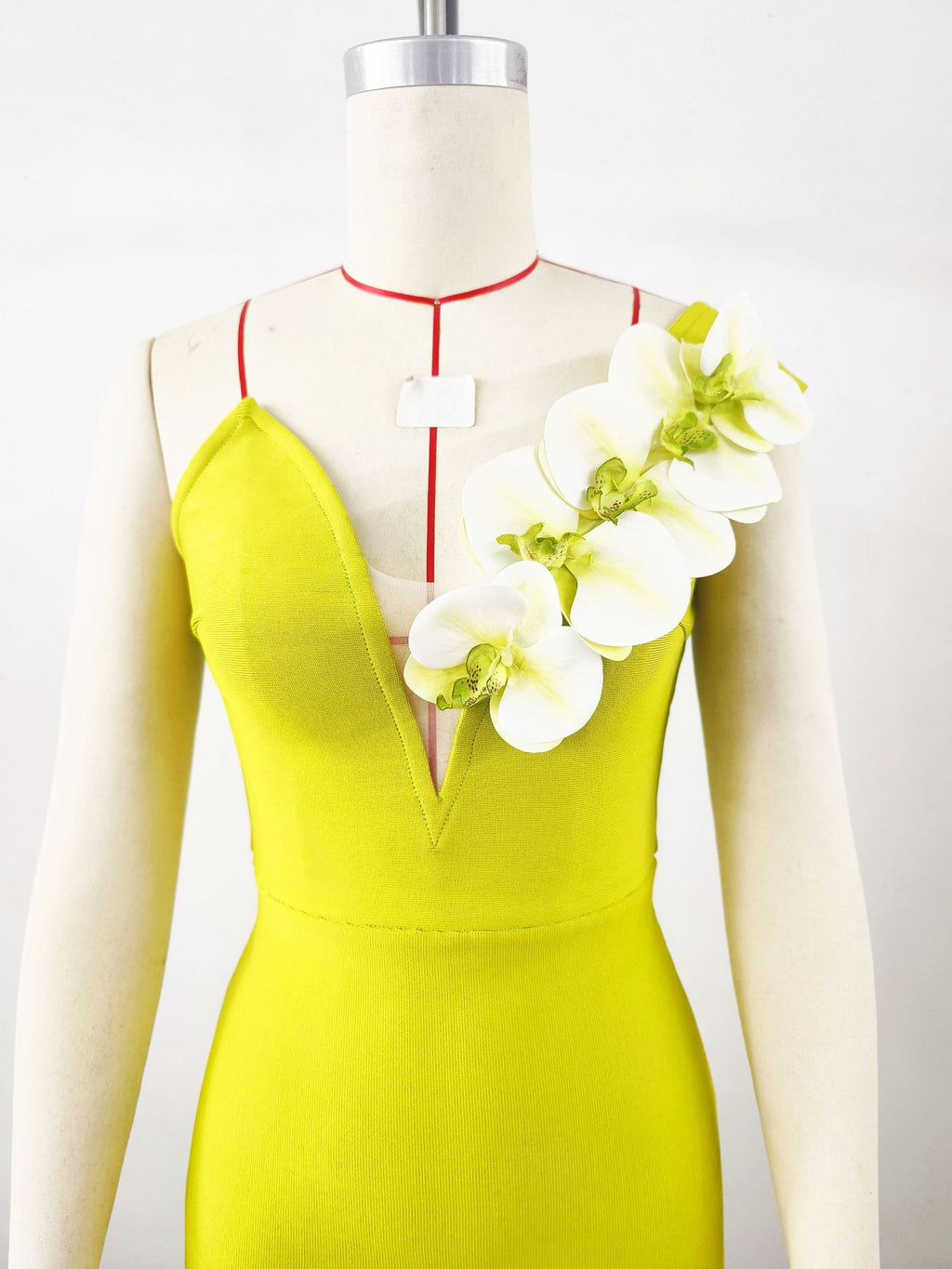 Evening Dress BandageDress Elegant Flower Shoulder dress Banquet Party Party Bandage Dress