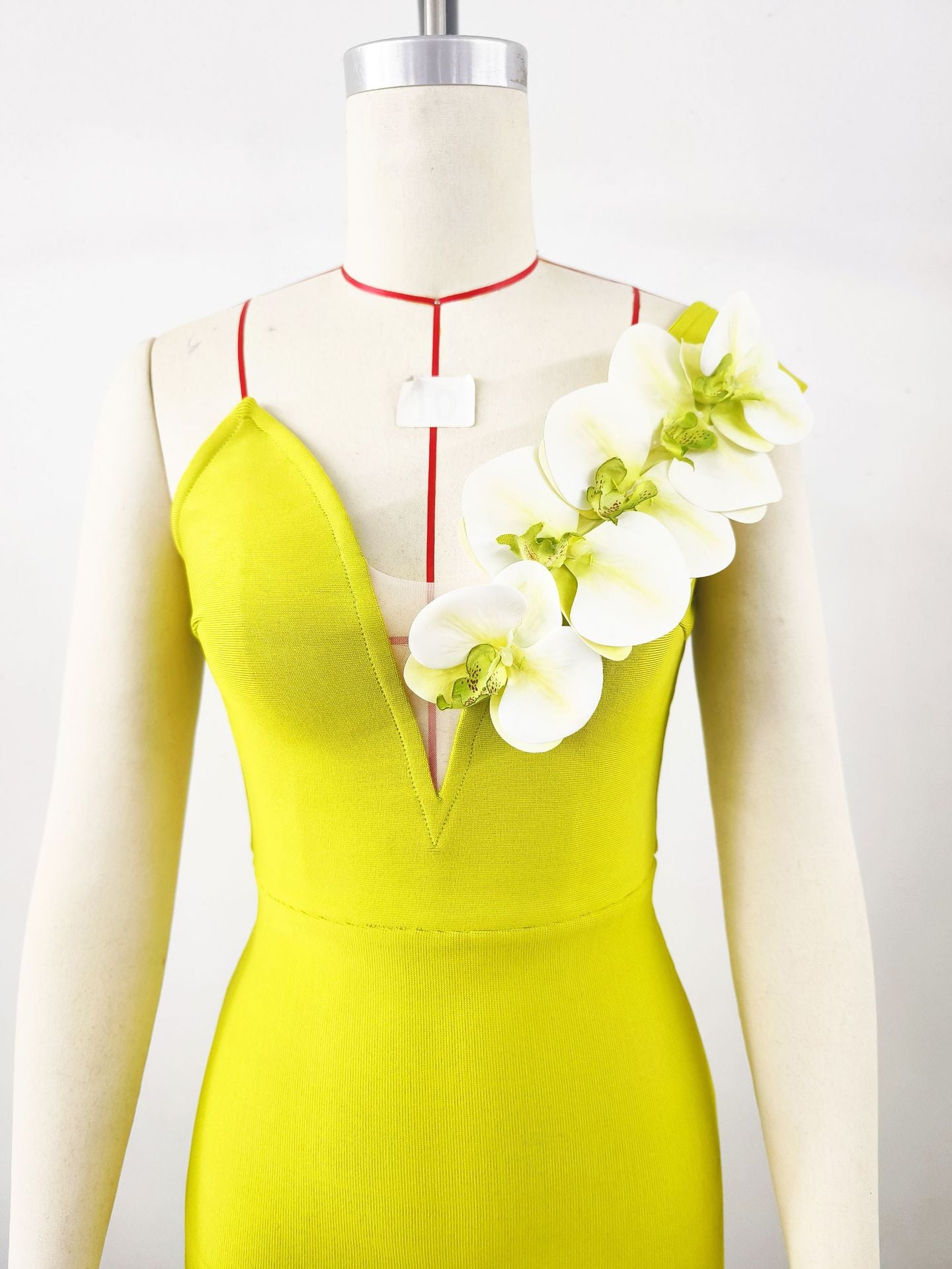 Evening Dress BandageDress Elegant Flower Shoulder dress Banquet Party Party Bandage Dress
