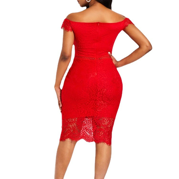 Luxury Off-Shoulder Party Dress