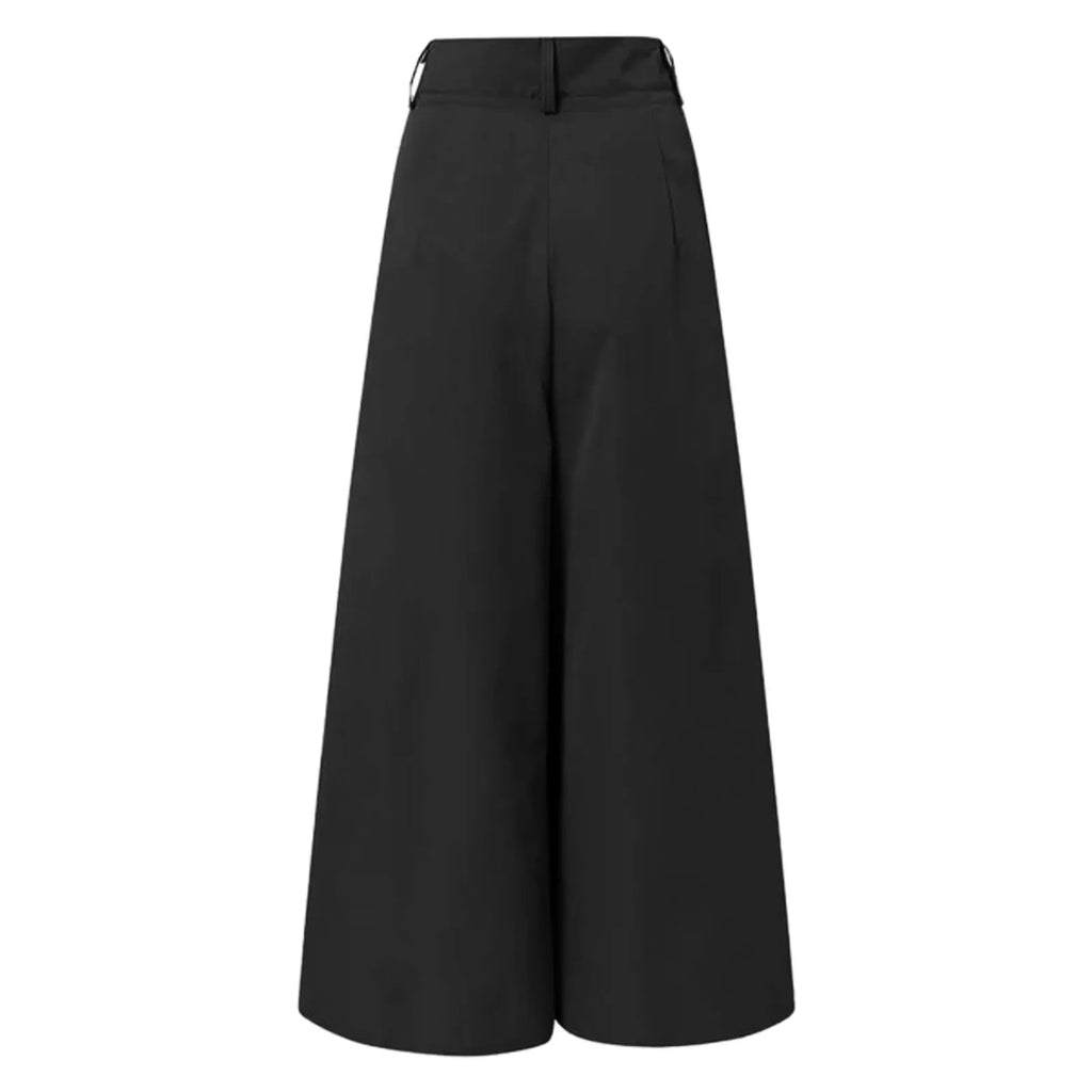 Womens' Comfy Baggy Trousers With Pockets Fashion Wide Leg Trousers Elegant Party High Waist Pants For Fine Woman Feminina