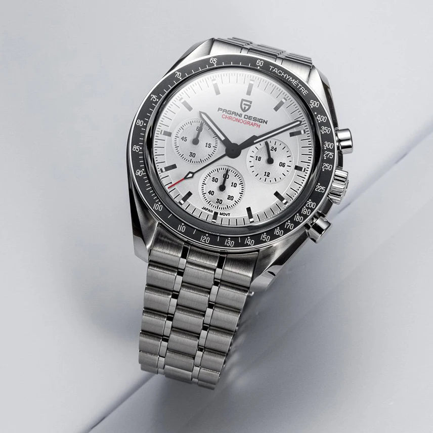 PAGANI DESIGN 2026 New V5 PD1701 Men's Watches Luxury Quartz Watch Men Sport Speed Chronograph AR Sapphire glass 100M Waterproof