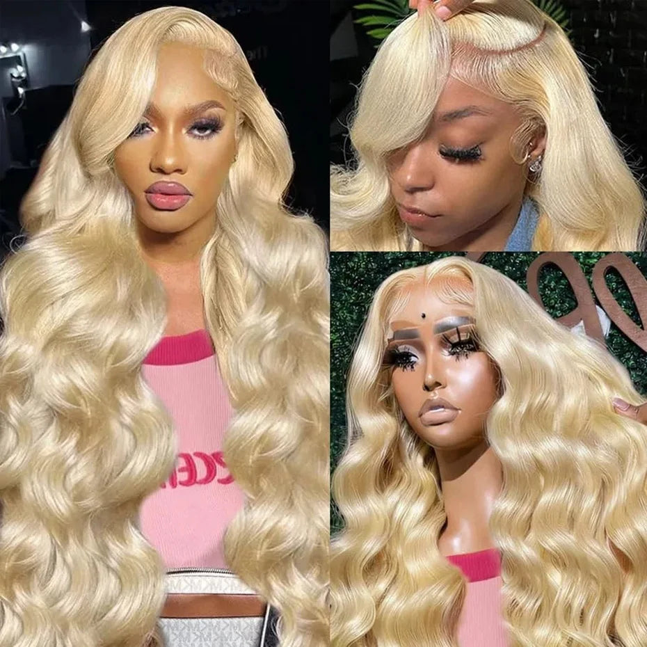 30 Inches 613 Lace Front Wig Human Hair 13x4 13x6 360 Body Wave Blonde Hd Lace Frontal Wigs for Women Pre Plucked With Baby Hair