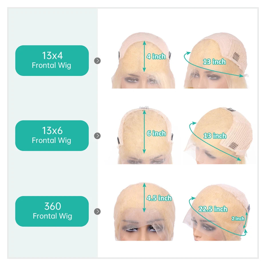 30 Inches 613 Lace Front Wig Human Hair 13x4 13x6 360 Body Wave Blonde Hd Lace Frontal Wigs for Women Pre Plucked With Baby Hair