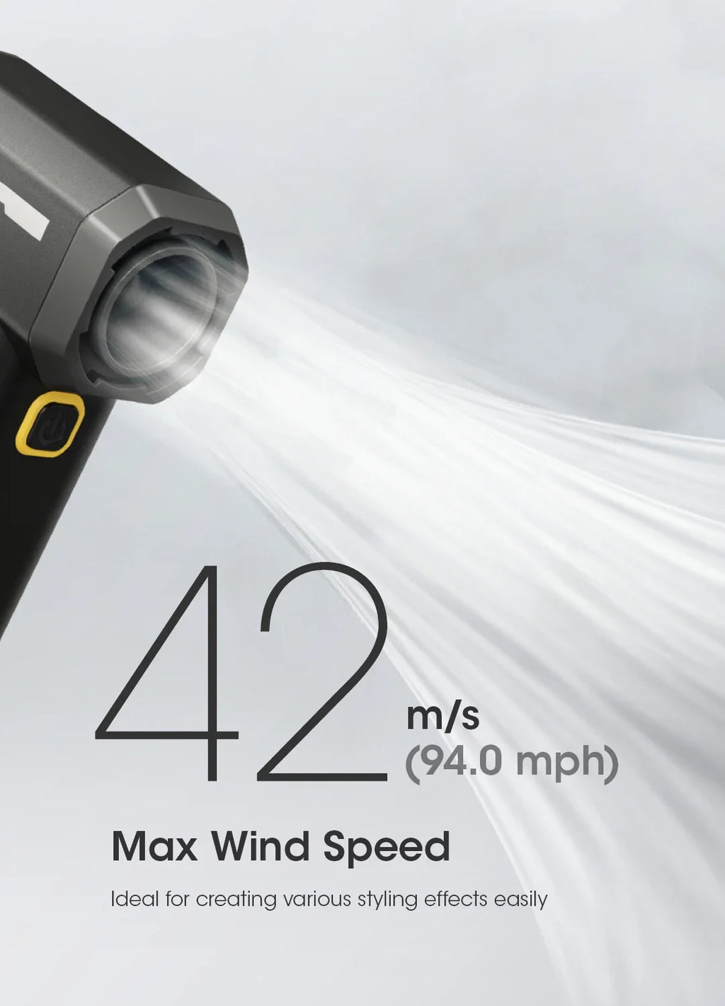 Multipurpose Pocket Photography Fan Electric Portable Fan Stepless Wind Blower 100W High Power Brushless Motor