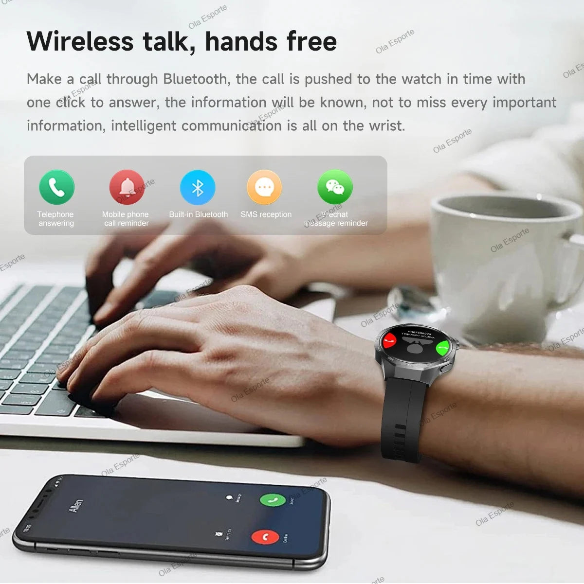 2026 New Smart Watch Men AMOLED HD Screen GPS Motion Trajectory Heart Rate Bluetooth Calls SmartWatch Waterproof For Android iOS