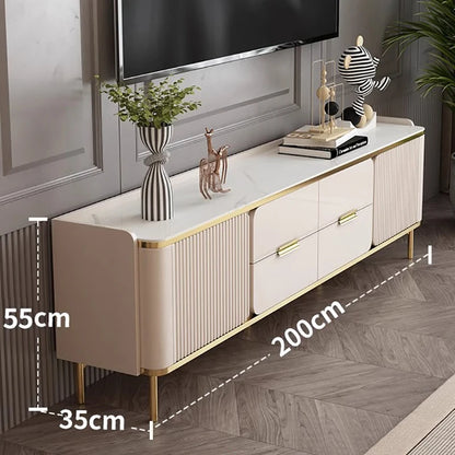 European Luxury Tv Cabinet Beauty Trendy Simple Elegant Tv Consoles Cabinet Unique Delicacy Meuble Television Salon Furniture