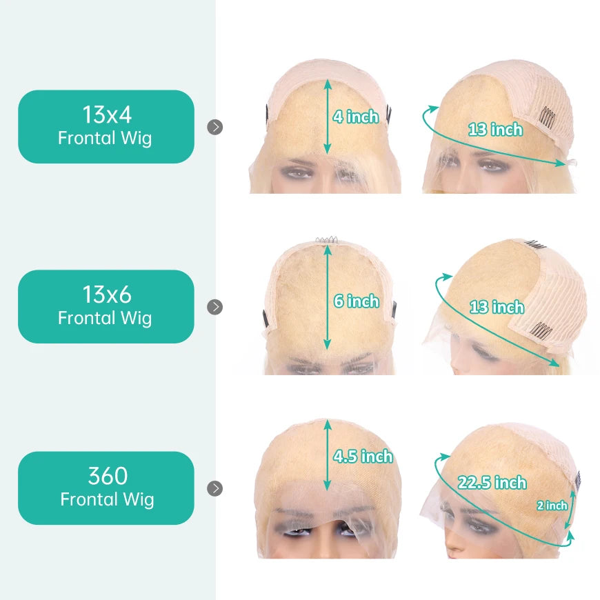 30 Inches 613 Lace Front Wig Human Hair 13x4 13x6 360 Body Wave Blonde Hd Lace Frontal Wigs for Women Pre Plucked With Baby Hair