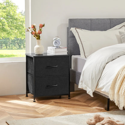 MCQ 2 Fabric Drawers Living Room Cabinet Storage Display Nightstand Bedside Coffee Sofa Tea Table Cabinets For Furniture