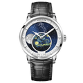 AGELOCER Original Astronomer Watch Van Gogh Oil Painting Men Luxury Automatic Mechanical Moon Phase Watch Birthday Gift for Men