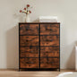 MCQ Fabric 8 Drawers Cabinet For Living Room Beside Nightstand Dresser Tables Storage Closet Chest Clothes Display Furniture