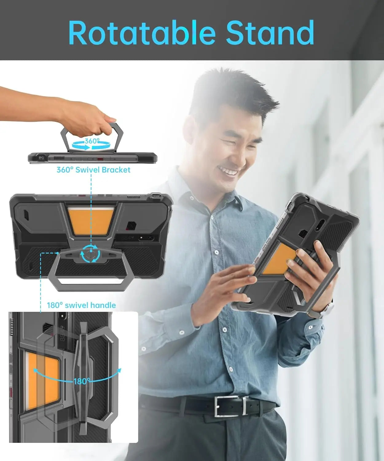 8849 TANK PAD Unihertz Rugged Tablet with Projector 100Lumens 5G Android 15 512GB 21000mAh 11 inch Waterproof Phone Tablet 2026