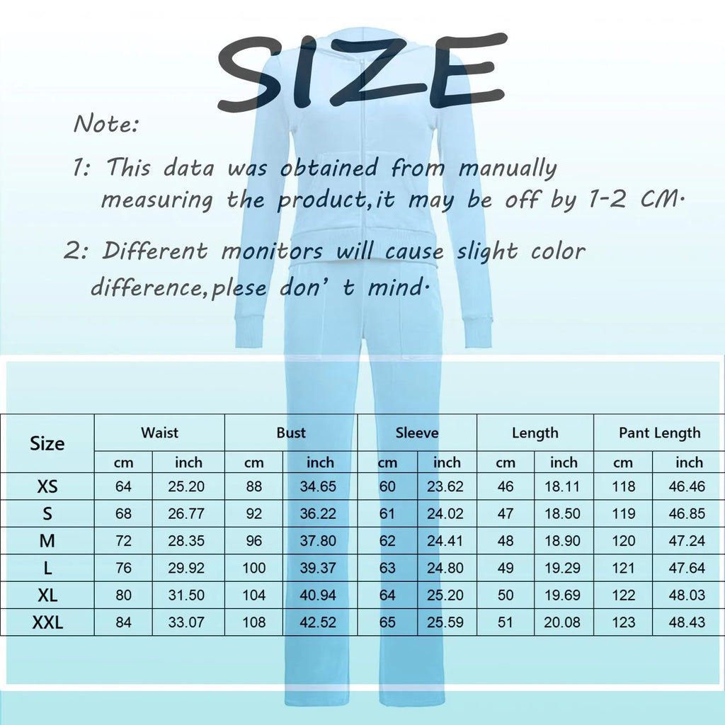 Women Velvet Jogging Suit Autumn Casual Velour Hoodie Cropped Top Jacket With Wide Leg Pants Tracksuits Women's Two Piece Set