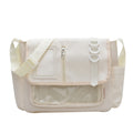 Fashion Y2K Japanese Crossbody Bags Lightweight Transparent Itabag Teenage Casual School Bag Girls Solid Color Shoulder Bag