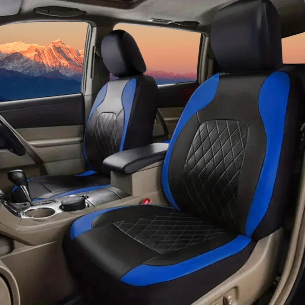 Universal Car Seat Covers PU Black Fashions Sports Seat Covers PU Car Seat Cover Universal Interior Accessories