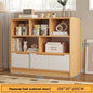Bookshelf floor to ceiling household multifunctional storage rack living room large capacity multi-layer display cabinet simple