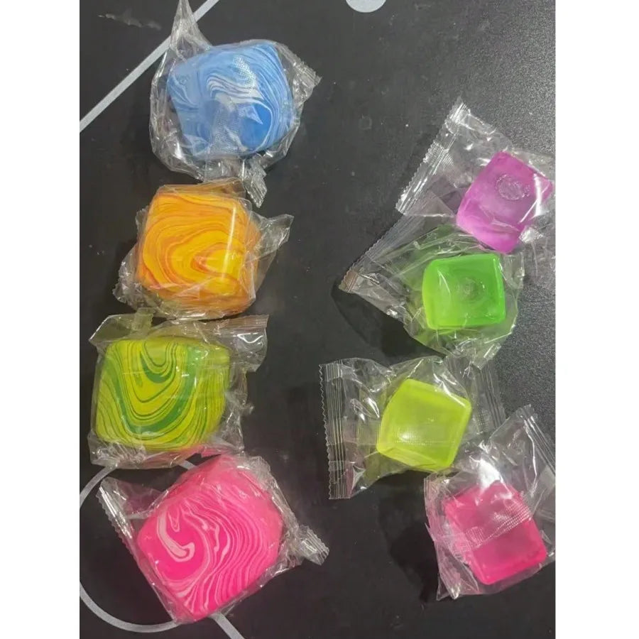 2026 New Hot Selling Ice Cube Imitation Slow Rebound Squeeze Toy,Gaming Equipment, Stress Relief Toy, Sensory Toy,Soft Fidget Toy, Cube
