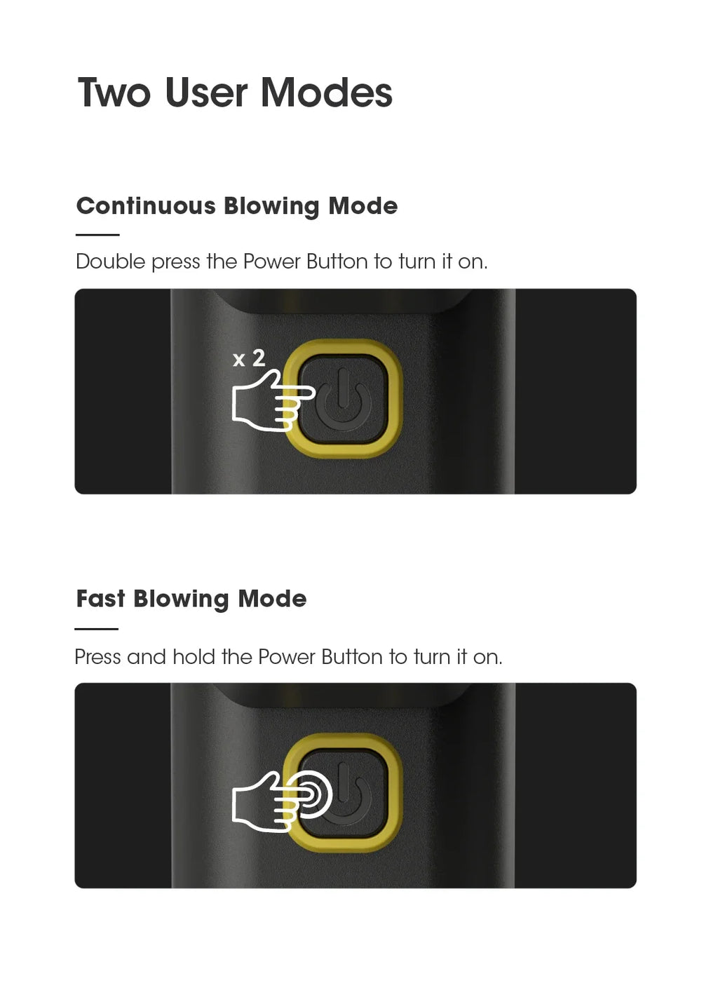 Multipurpose Pocket Photography Fan Electric Portable Fan Stepless Wind Blower 100W High Power Brushless Motor