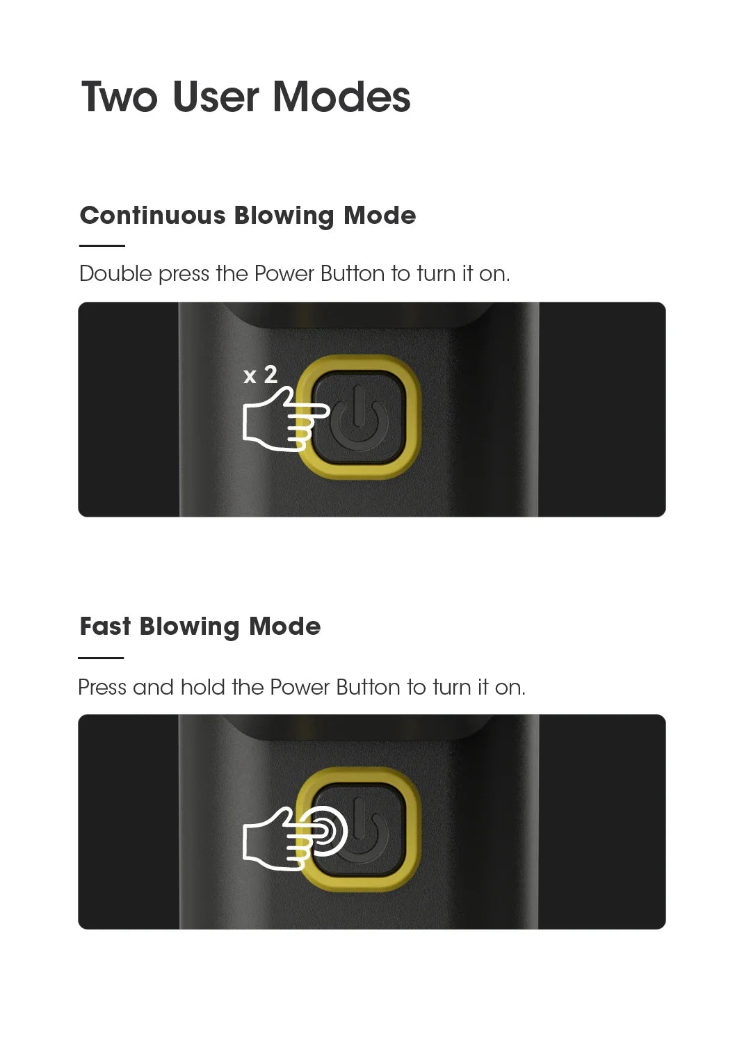 Multipurpose Pocket Photography Fan Electric Portable Fan Stepless Wind Blower 100W High Power Brushless Motor
