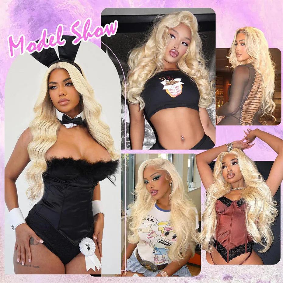 30 Inches 613 Lace Front Wig Human Hair 13x4 13x6 360 Body Wave Blonde Hd Lace Frontal Wigs for Women Pre Plucked With Baby Hair