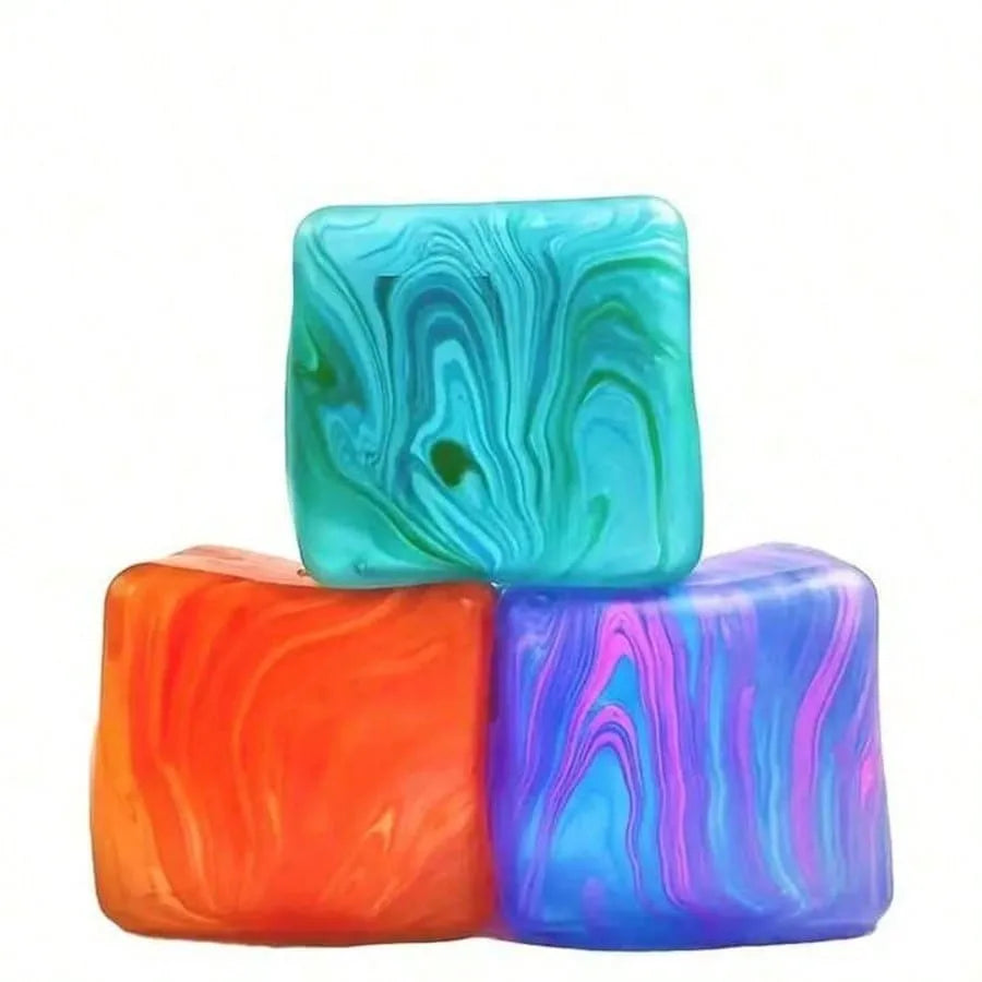 2026 New Hot Selling Ice Cube Imitation Slow Rebound Squeeze Toy,Gaming Equipment, Stress Relief Toy, Sensory Toy,Soft Fidget Toy, Cube
