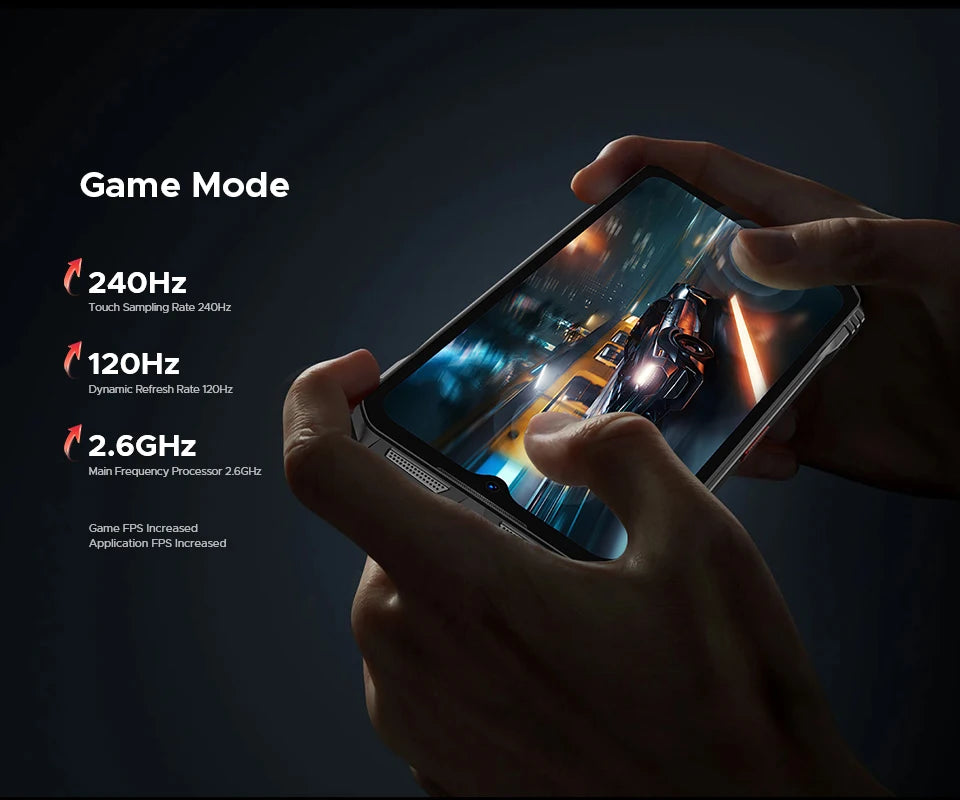Global Version DOOGEE S118 Pro 5G Rugged Phone Dimensity 7050 10800mAh Battery 6.6'' FHD 120Hz 8GB RAM 512GB ROM Cell Phone NFC