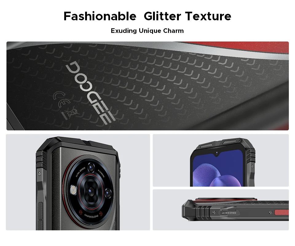 Global Version DOOGEE S118 Pro 5G Rugged Phone Dimensity 7050 10800mAh Battery 6.6'' FHD 120Hz 8GB RAM 512GB ROM Cell Phone NFC