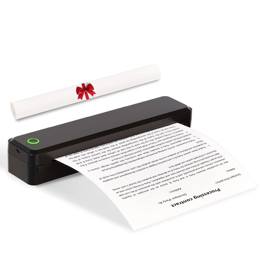 Portable Printers Wireless Inkless Thermal A4 Label Maker US Letter/A4/A5/B5 Android iOS Phone & Laptop For Travel Office School