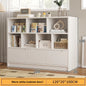 Bookshelf floor to ceiling household multifunctional storage rack living room large capacity multi-layer display cabinet simple