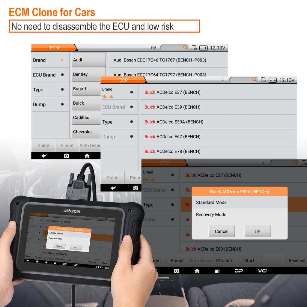OBDSTAR DC706 ECU Tool Full Version ECM+TCM+BODY for Cars and Motorcycles