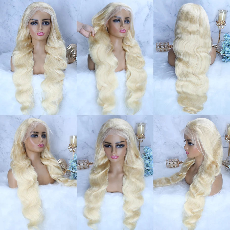 30 Inches 613 Lace Front Wig Human Hair 13x4 13x6 360 Body Wave Blonde Hd Lace Frontal Wigs for Women Pre Plucked With Baby Hair