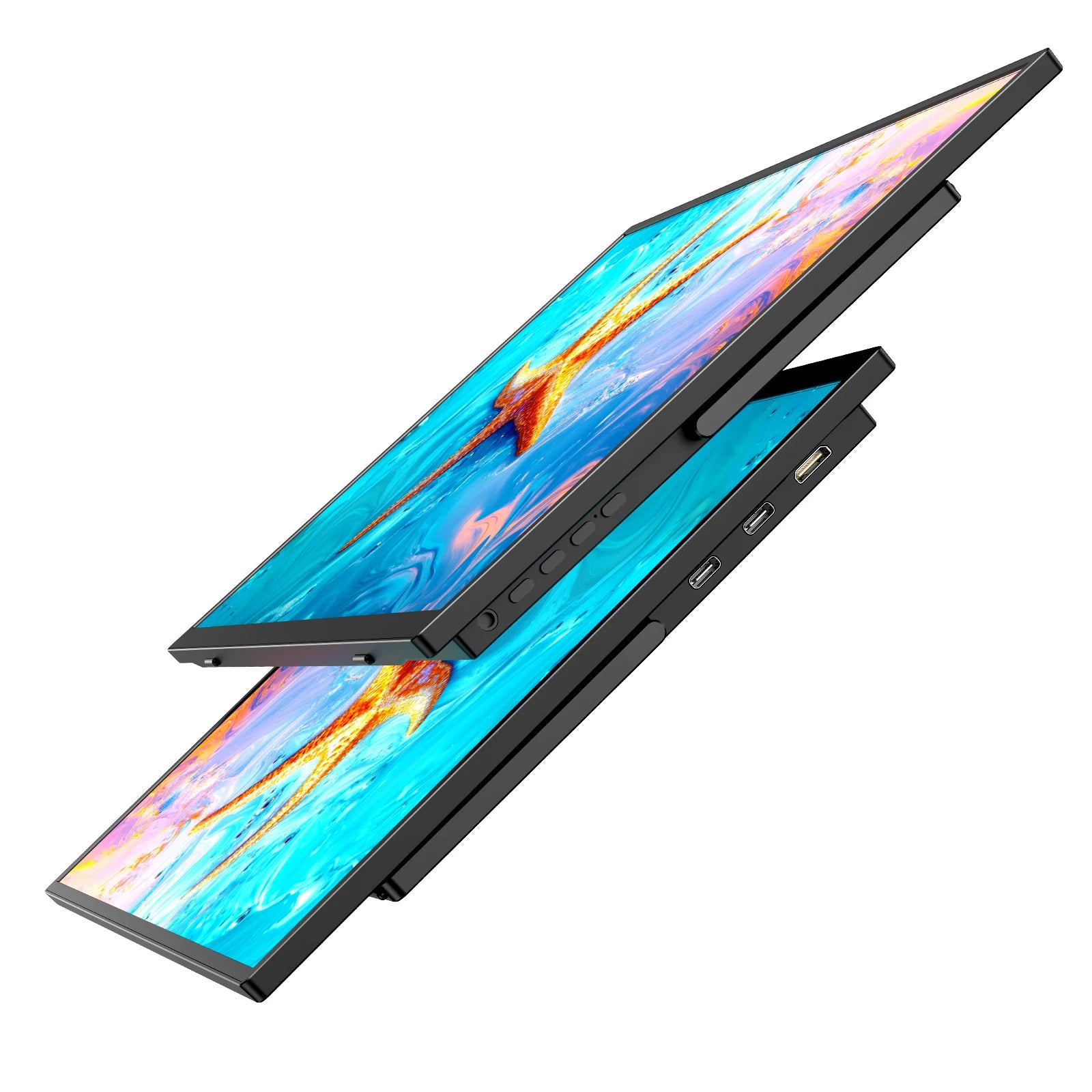 UPERFECT 4K Portable Touchscreen Monitor 15.7" IPS HDR HDMI USB-C3.1 Travel Display For Laptop MacBook PC Surface PS5 XBOX Phone