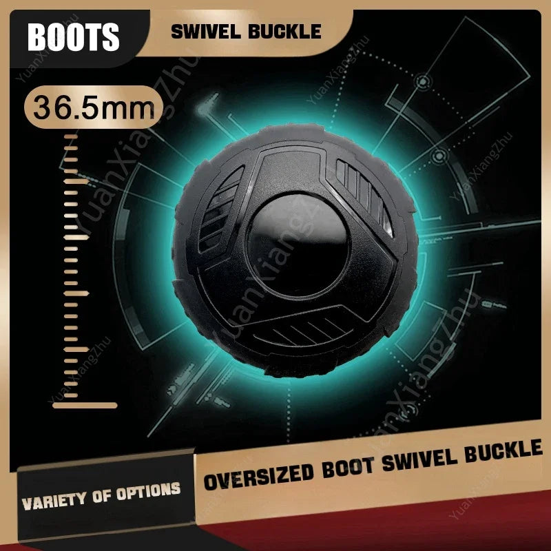 Boots Automatic Shoelaces Quality Large Swivel Buckle Laces Without ties Adult Kids No Tie Shoe laces Shoe Accessories 1Pair