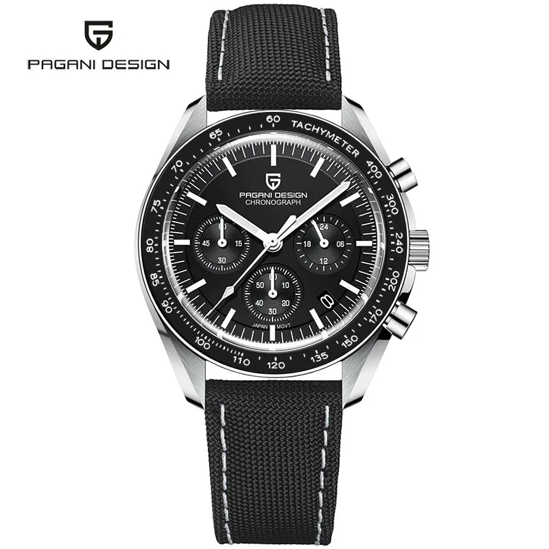 PAGANI DESIGN 2026 New V5 PD1701 Men's Watches Luxury Quartz Watch Men Sport Speed Chronograph AR Sapphire glass 100M Waterproof