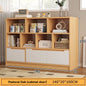 Bookshelf floor to ceiling household multifunctional storage rack living room large capacity multi-layer display cabinet simple
