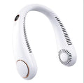 New Mini Neck Mounted Fan Portable Bladeless Neck USB Rechargeable Air Cooler 5 File Speed Summer Sports Fan Outdoor Sports Fans