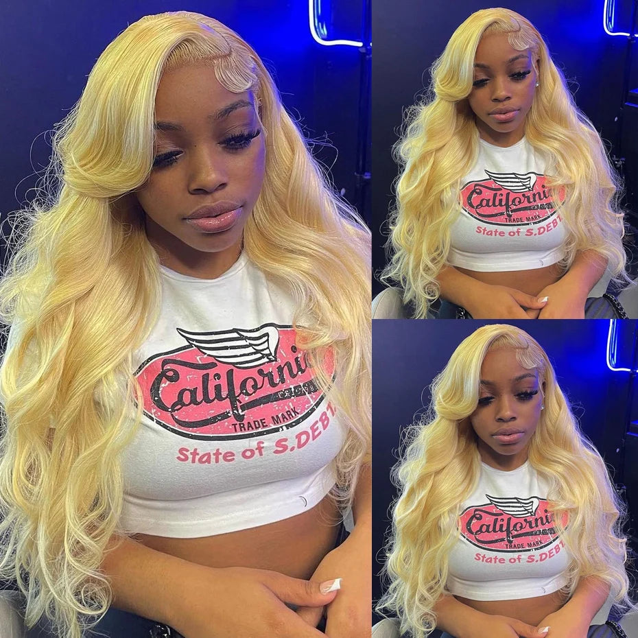 30 Inches 613 Lace Front Wig Human Hair 13x4 13x6 360 Body Wave Blonde Hd Lace Frontal Wigs for Women Pre Plucked With Baby Hair