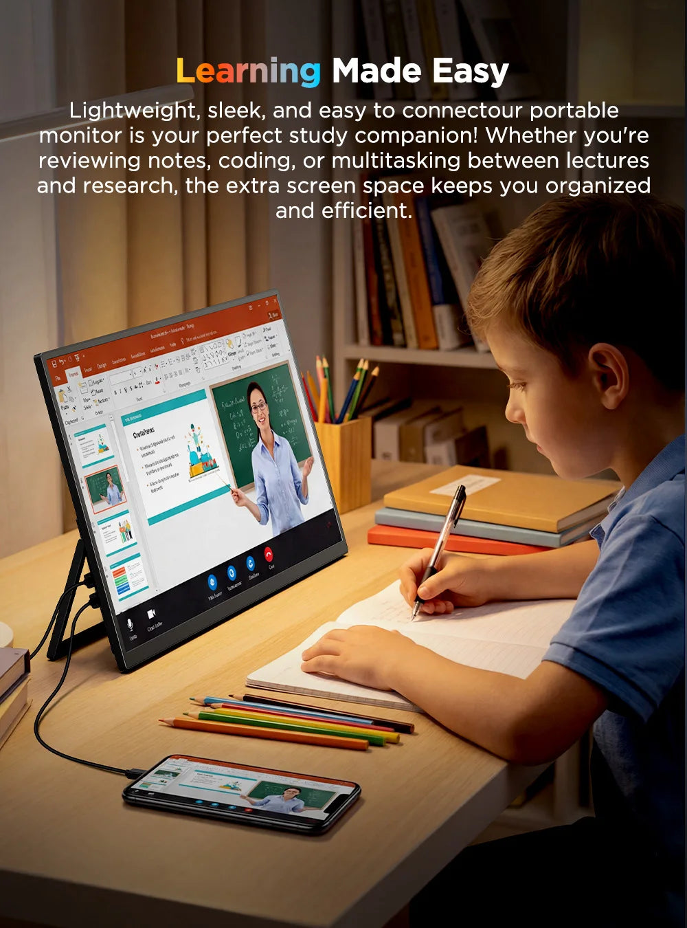 UPERFECT 4K Portable Touchscreen Monitor 15.7" IPS HDR HDMI USB-C3.1 Travel Display For Laptop MacBook PC Surface PS5 XBOX Phone