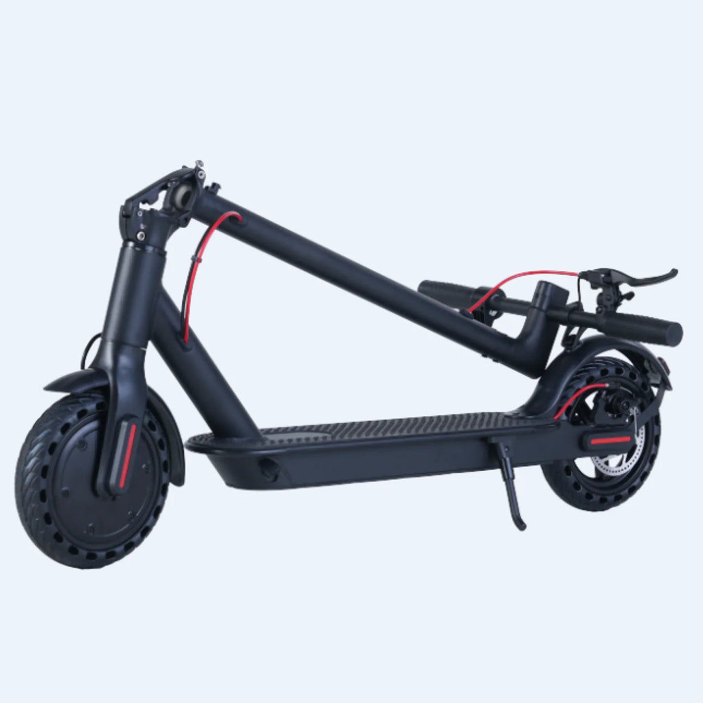 Electric Scooter for Men and Women 8.5" Solid Tire 19mph Power by 350W Motor Long Range Folding Commuting E Scooter
