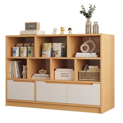 Bookshelf floor to ceiling household multifunctional storage rack living room large capacity multi-layer display cabinet simple