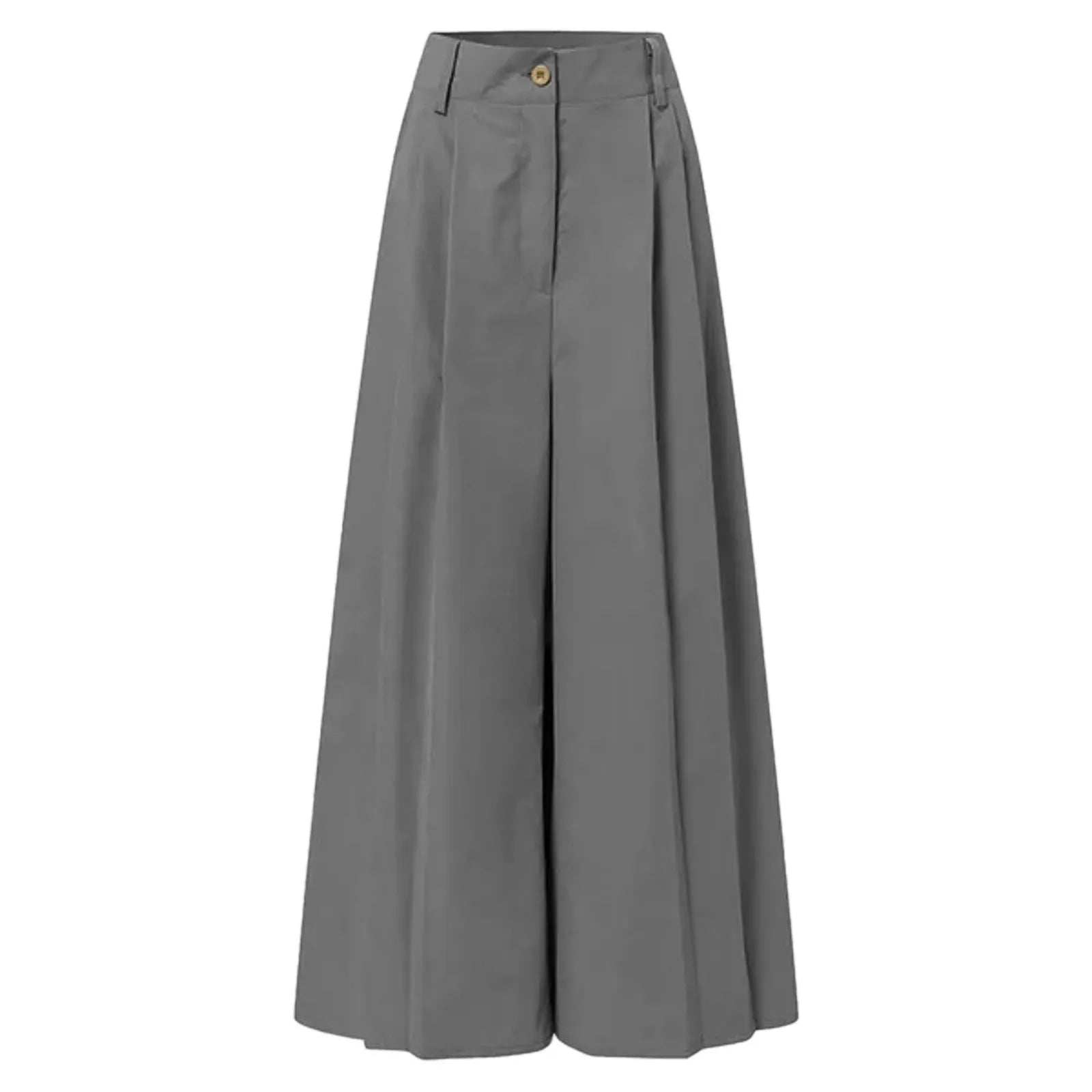 Womens' Comfy Baggy Trousers With Pockets Fashion Wide Leg Trousers Elegant Party High Waist Pants For Fine Woman Feminina