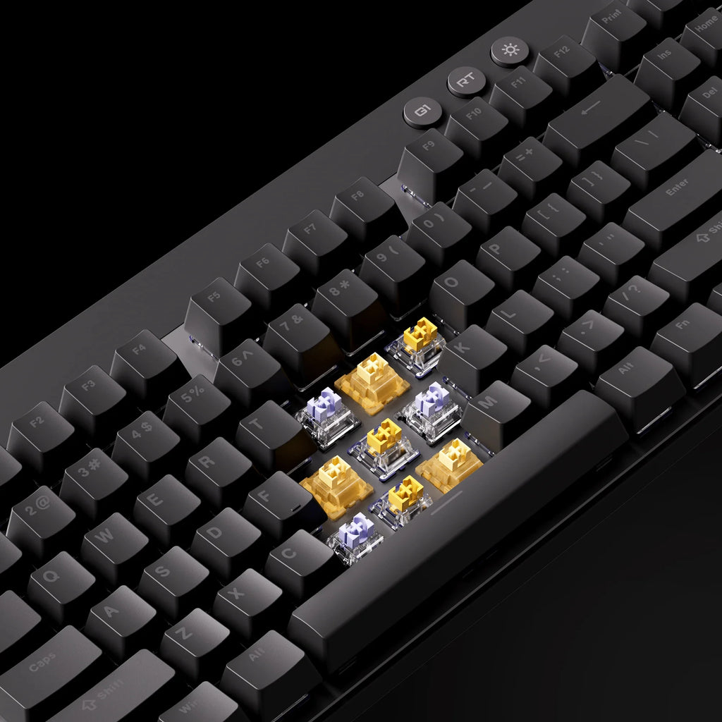 Mchose Mix87 Magnetic Swtich Keyboard Wired Gaming Keyboard 8K+256K Esport 0.08ms Low Latency E-Sports Custom Gamer Accessories