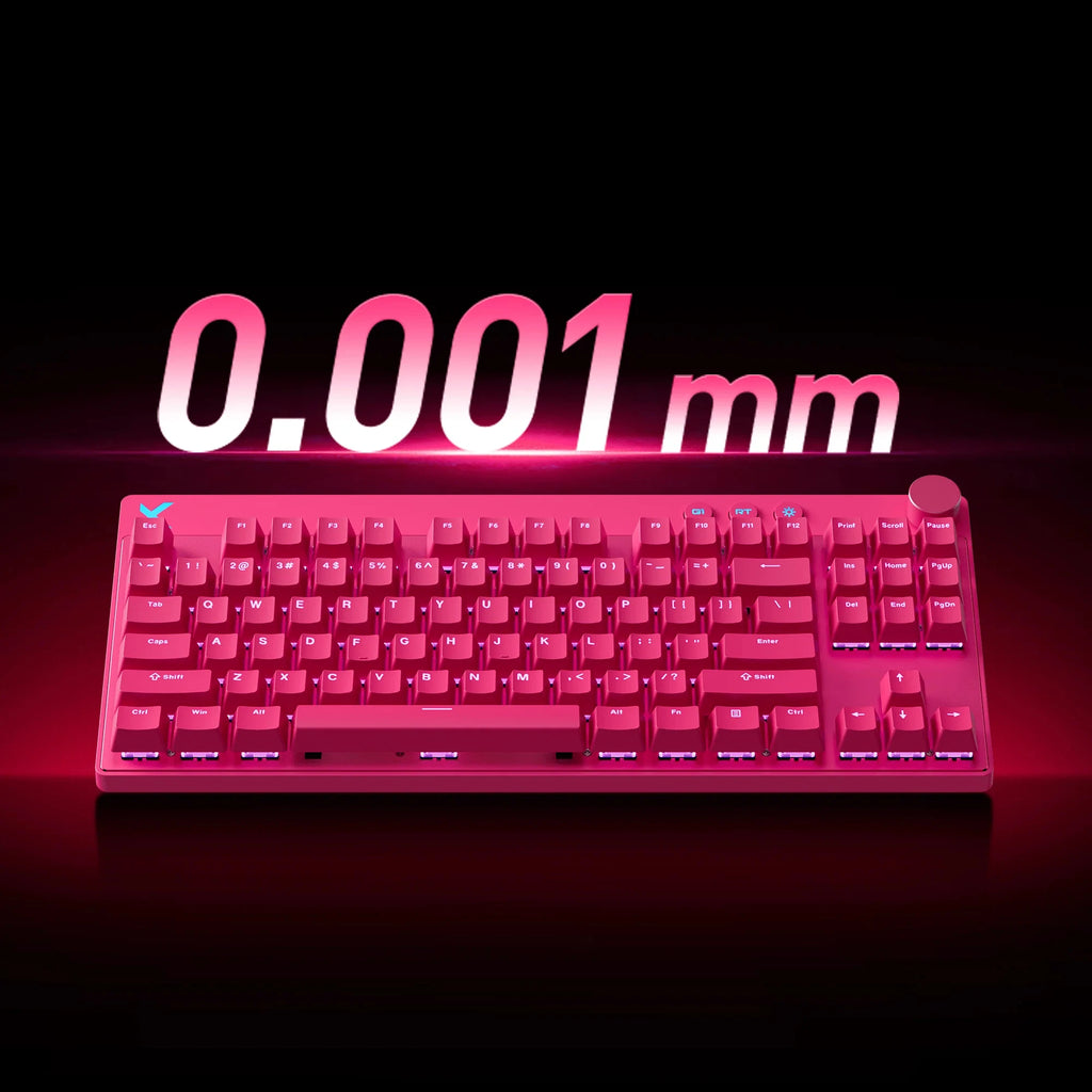 Mchose Mix87 Magnetic Swtich Keyboard Wired Gaming Keyboard 8K+256K Esport 0.08ms Low Latency E-Sports Custom Gamer Accessories